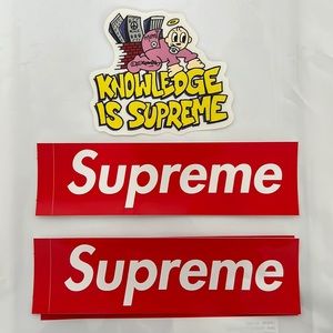 Authentic Supreme sticker set